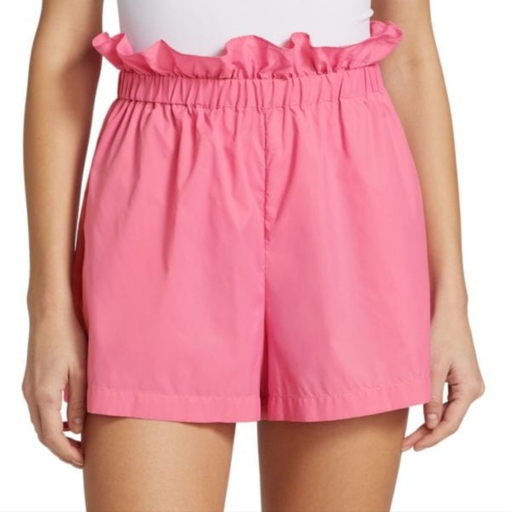 Staud pink shorts